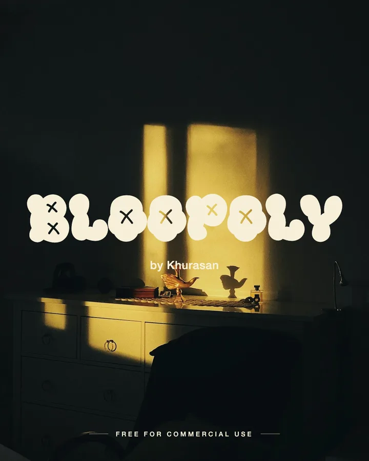 Bloopoly font by Khurasan