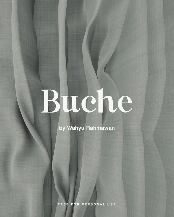 Buche font by Wahyu Rahmawan