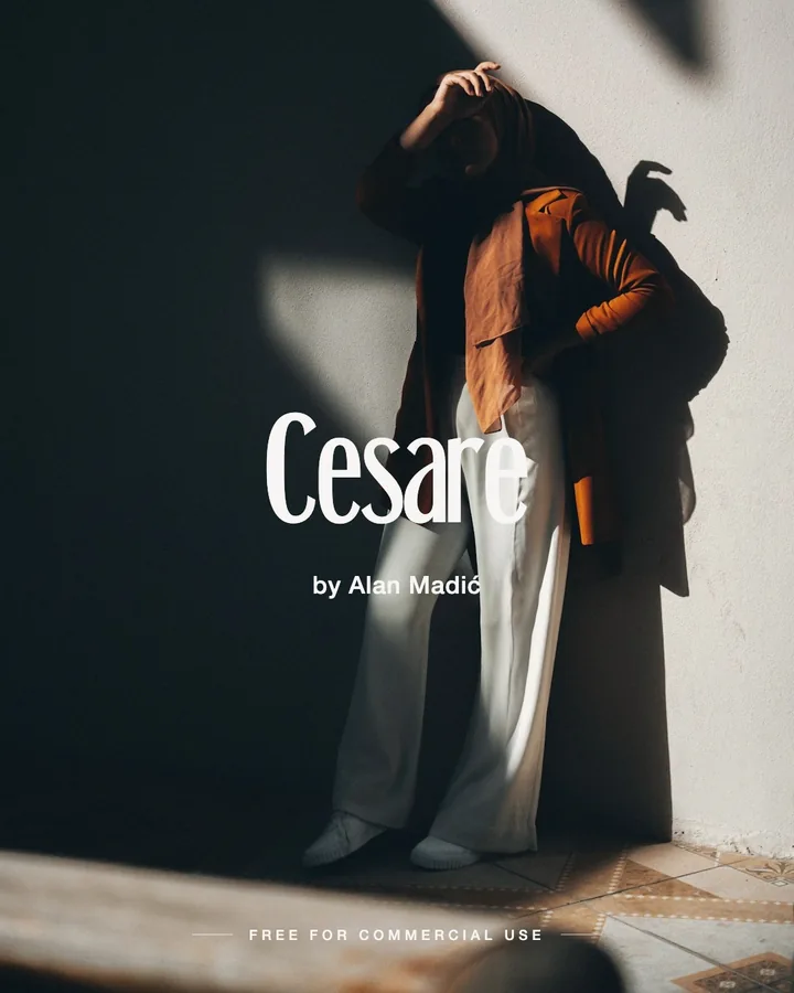 Cesare font by Alan Madić