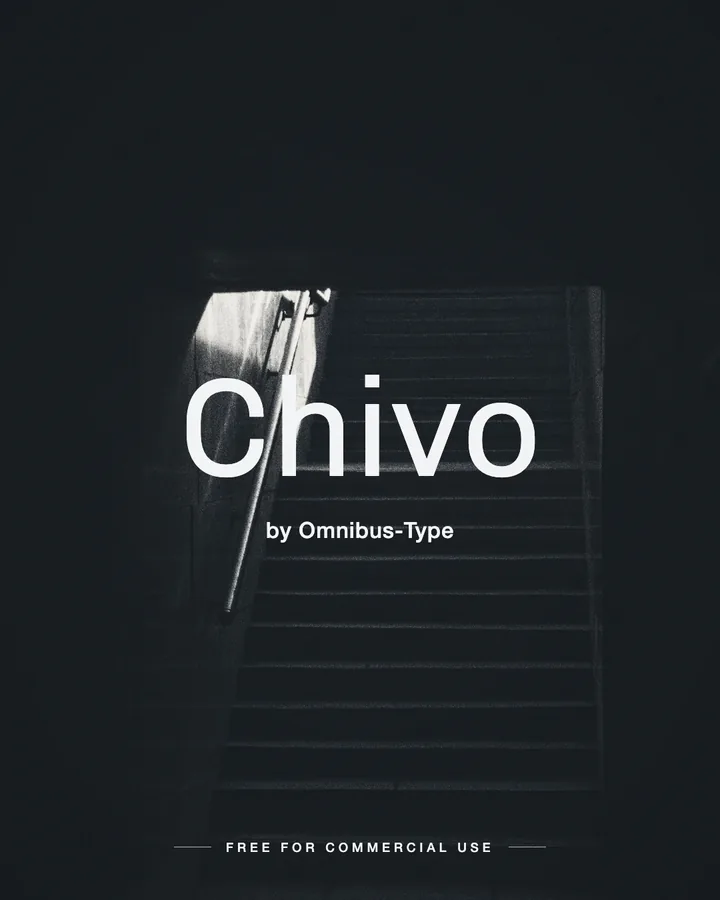 Chivo font by Omnibus-Type