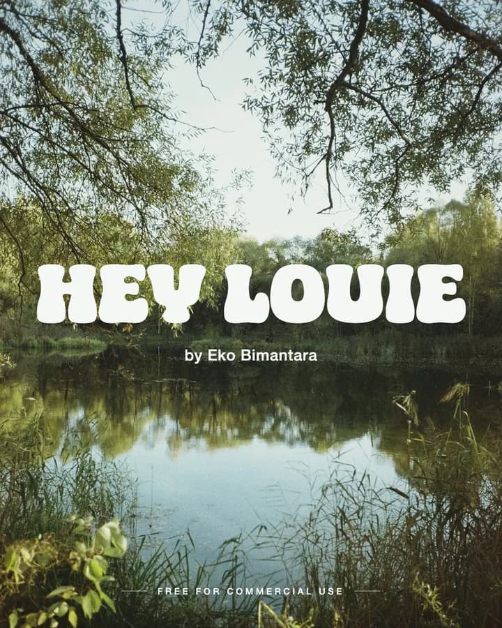 Hey Louie font by Eko Bimantara