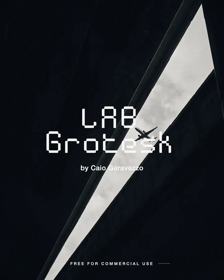 LAB Grotesk font by Caio Garavazzo