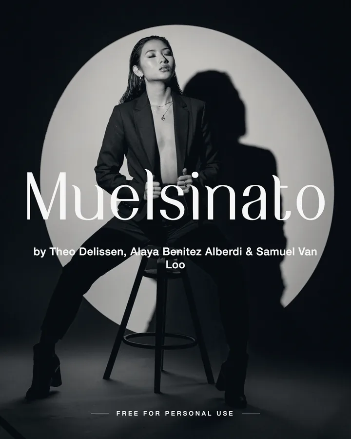 Muelsinato font by Theo Delissen, Alaya Benitez Alberdi & Samuel Van Loo