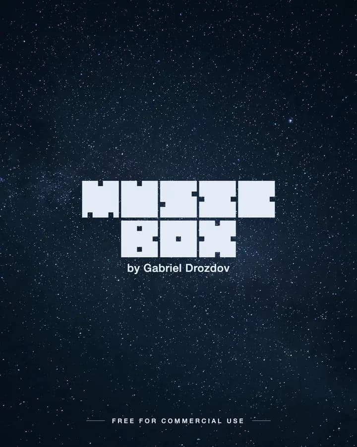 Music Box font by Gabriel Drozdov
