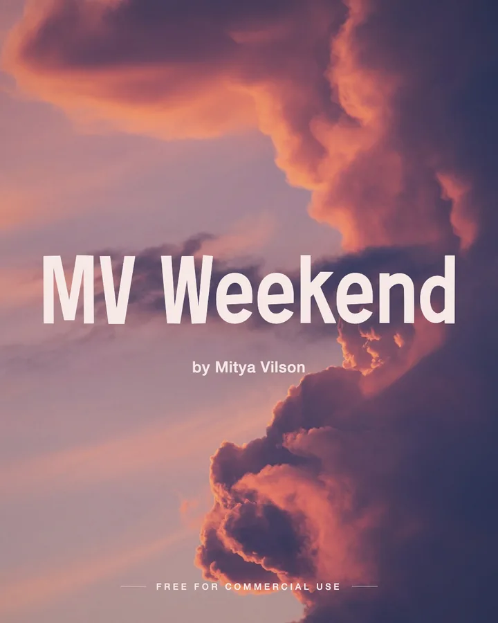 MV Weekend font by Mitya Vilson
