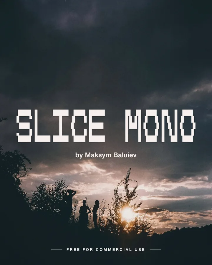 Slice Mono font by Maksym Baluiev